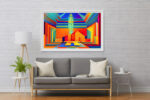 Abstract Fine Art Print - A Harmonious Blend of Shapes, Colors, and Textures Gallery (2)