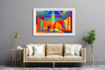 Impresión artística abstracta: galería de una mezcla armoniosa de formas, colores y texturas (3)